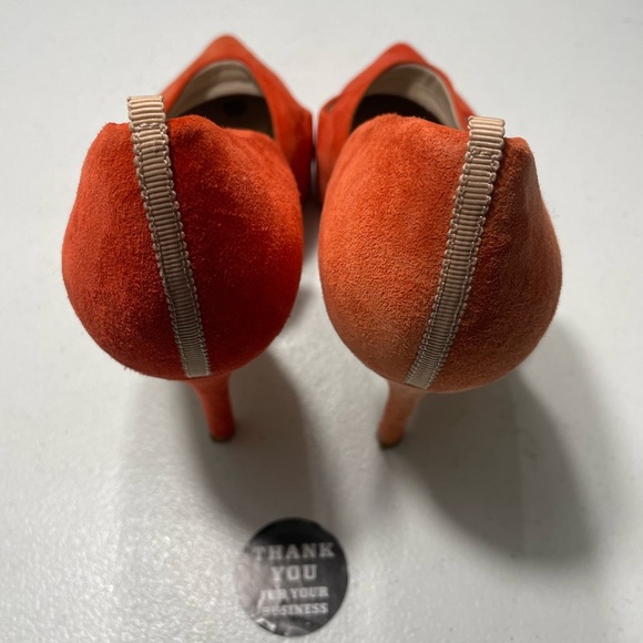 Womens Boden Vibrant Red Heels Size (38) 7 SB-AG - Picture 4 of 9